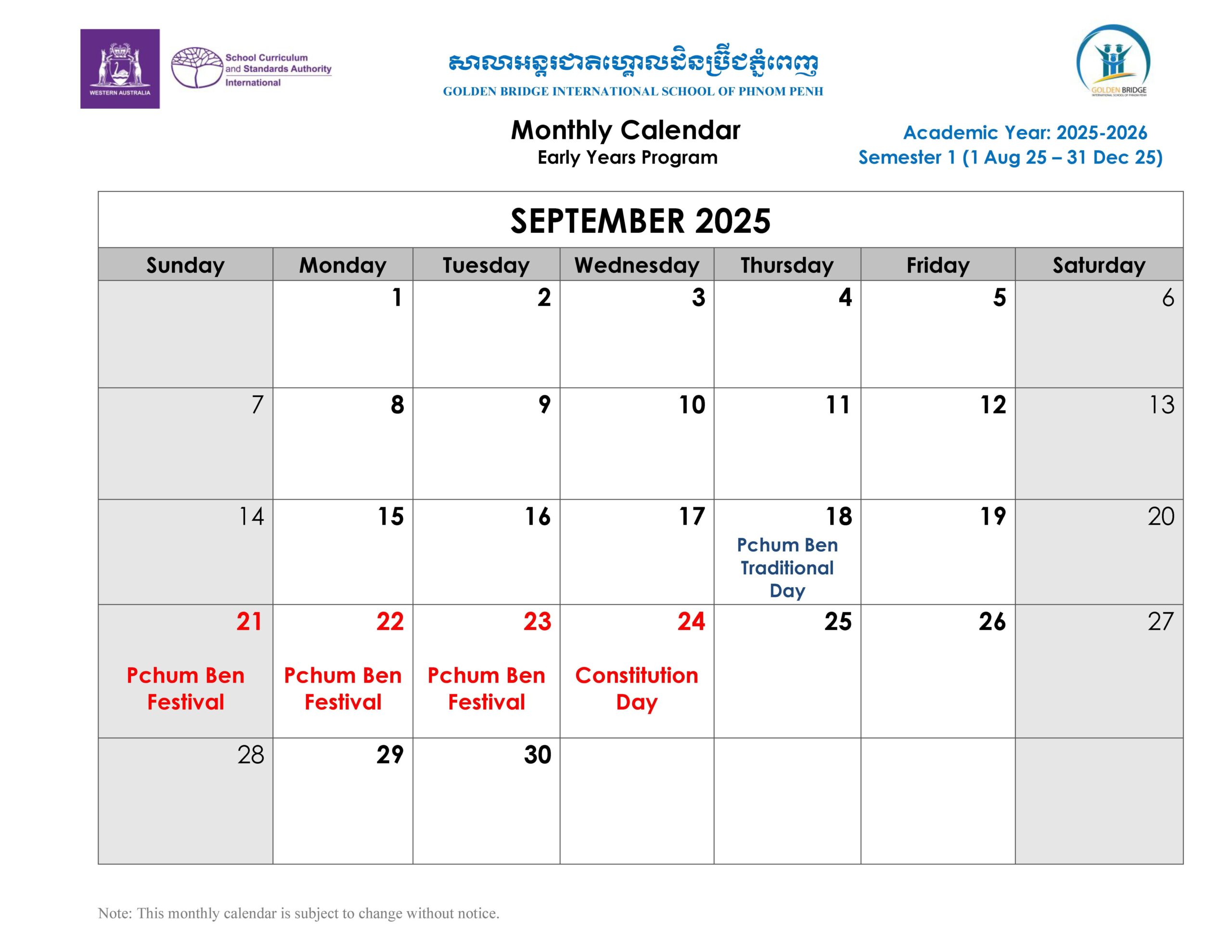 Early Childhood Education Program