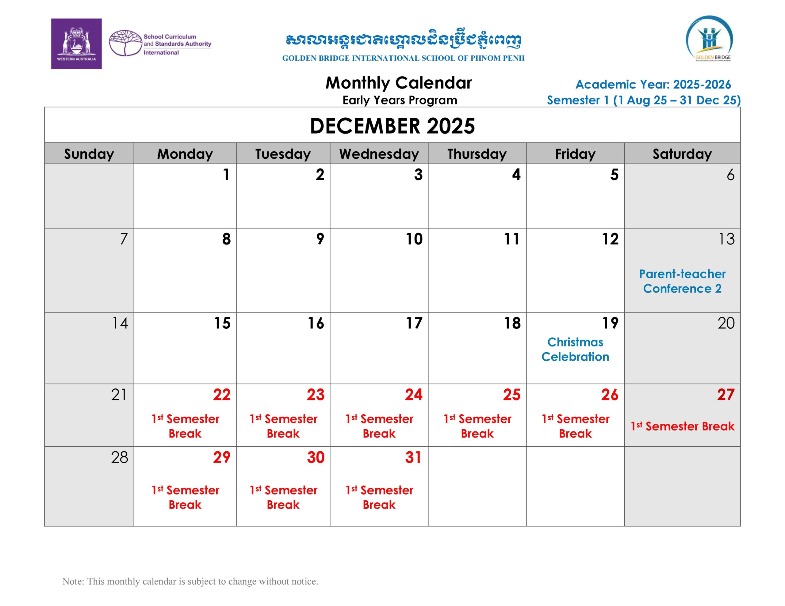 Early Childhood Education Program