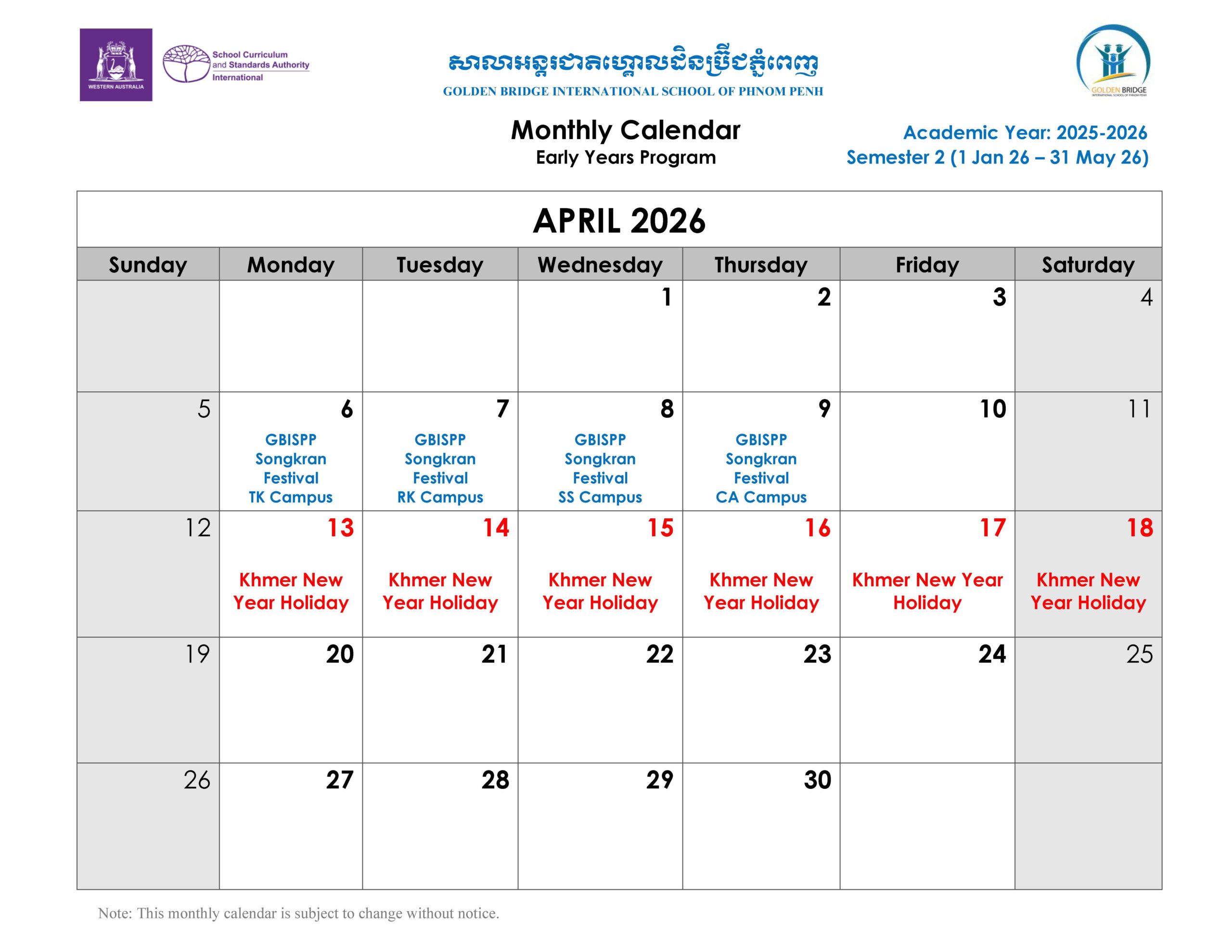 Early Childhood Education Program